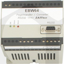 EBW 64 - Konvertor rozhraní EASYbus, RS232