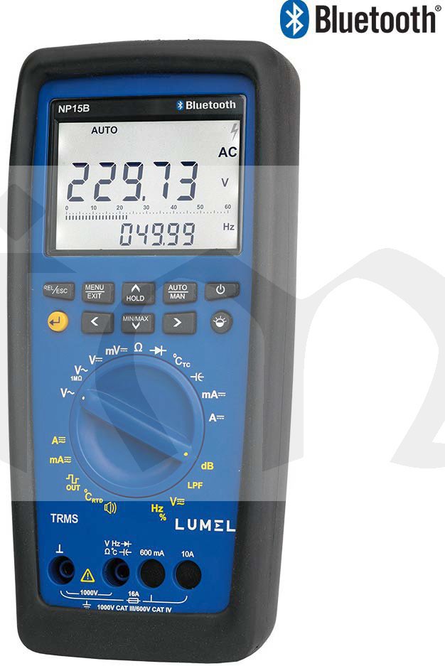Multimetr NP15B-5 TRMS, logger, Bluetooth